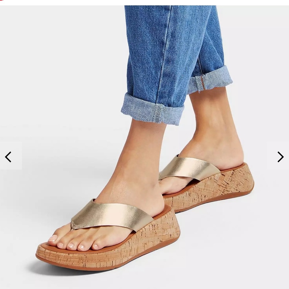 Fitflops Gold F-Mode Wedges